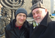 Z Dawidem Burmanem, Warszawa 2012