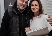 Z Evą Farkasovą, fot. Kasia Chmura