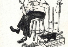 6. Rysunek Jana Wilkowskiego, 1983