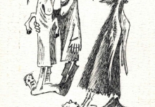 7. Rysunek Jana Wilkowskiego, 1983